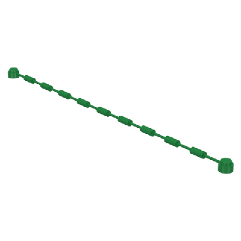 Draad met noppen aan uiteinden 21L Green